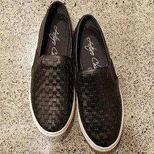 Arturo Chiang leather slip on shoes